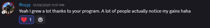 Client testimonial
