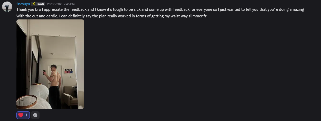 Client testimonial